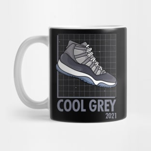 AJ 11 Retro Cool Grey Sneaker Mug